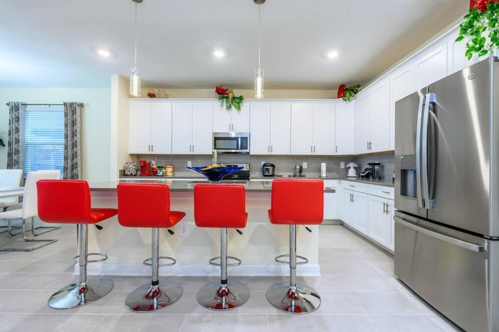 Close To Disney & Other Theme Parks,Private Heated Poolspa, Bbq & Game Rm Kissimmee Bagian luar foto