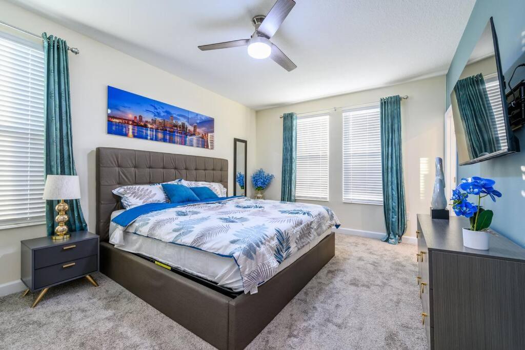 Close To Disney & Other Theme Parks,Private Heated Poolspa, Bbq & Game Rm Kissimmee Bagian luar foto