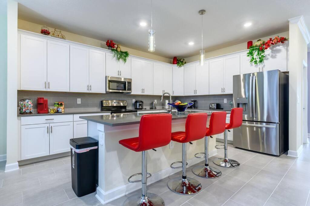 Close To Disney & Other Theme Parks,Private Heated Poolspa, Bbq & Game Rm Kissimmee Bagian luar foto
