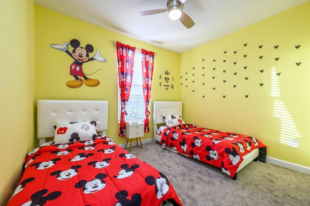 Close To Disney & Other Theme Parks,Private Heated Poolspa, Bbq & Game Rm Kissimmee Bagian luar foto