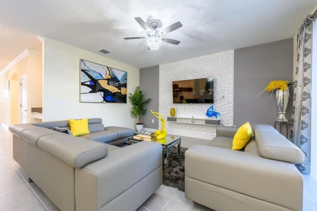 Close To Disney & Other Theme Parks,Private Heated Poolspa, Bbq & Game Rm Kissimmee Bagian luar foto