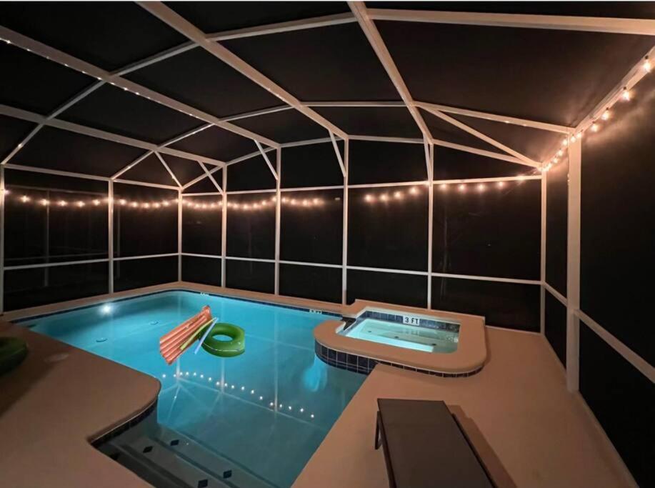 Close To Disney & Other Theme Parks,Private Heated Poolspa, Bbq & Game Rm Kissimmee Bagian luar foto