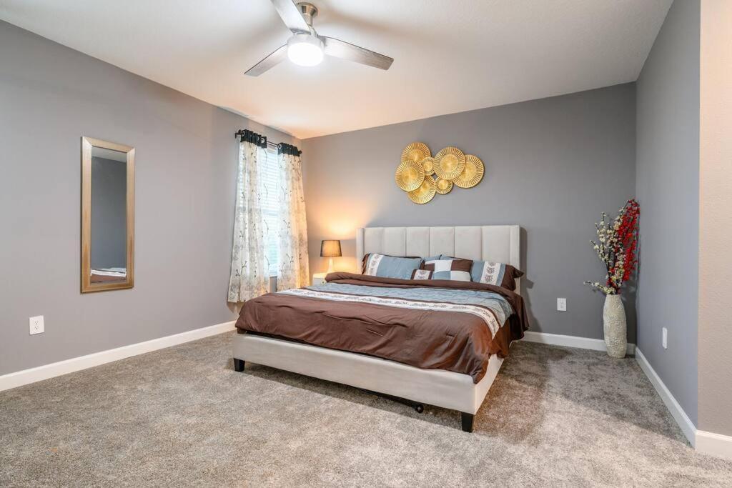 Close To Disney & Other Theme Parks,Private Heated Poolspa, Bbq & Game Rm Kissimmee Bagian luar foto