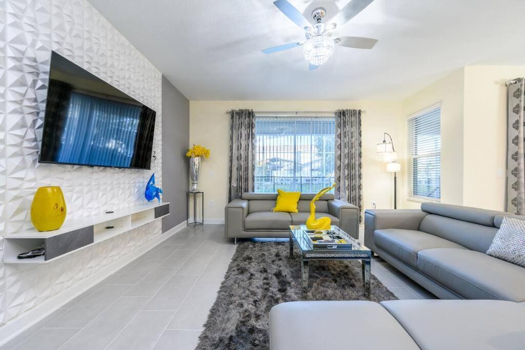 Close To Disney & Other Theme Parks,Private Heated Poolspa, Bbq & Game Rm Kissimmee Bagian luar foto