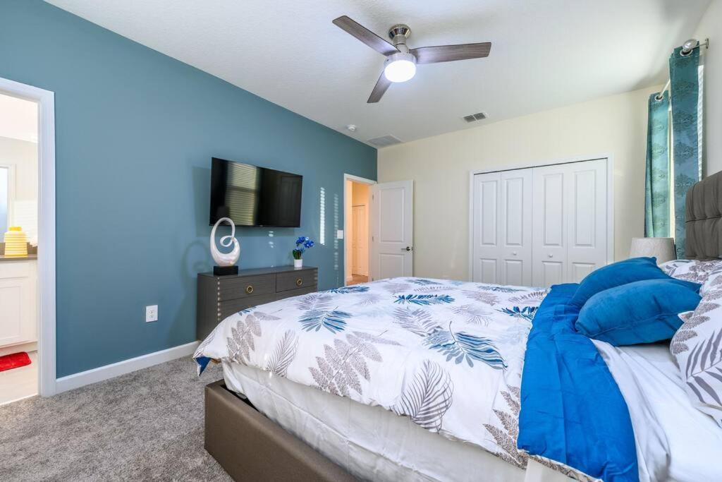 Close To Disney & Other Theme Parks,Private Heated Poolspa, Bbq & Game Rm Kissimmee Bagian luar foto